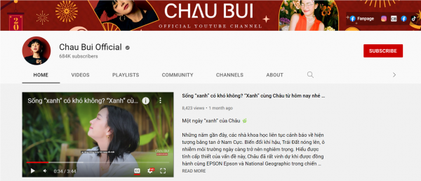 Chau Bui Official Youtube Channel